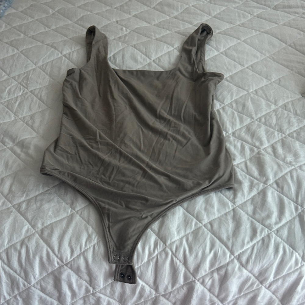 Abercrombie & Fitch Taupe Seamless Bodysuit